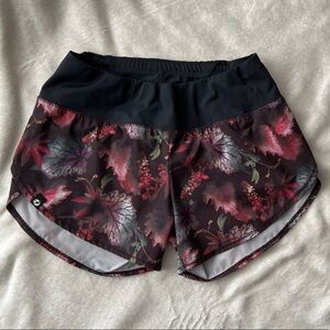 Oiselle Charcoal Gray Athletic Shorts